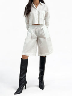 Camicia cropped PRUE