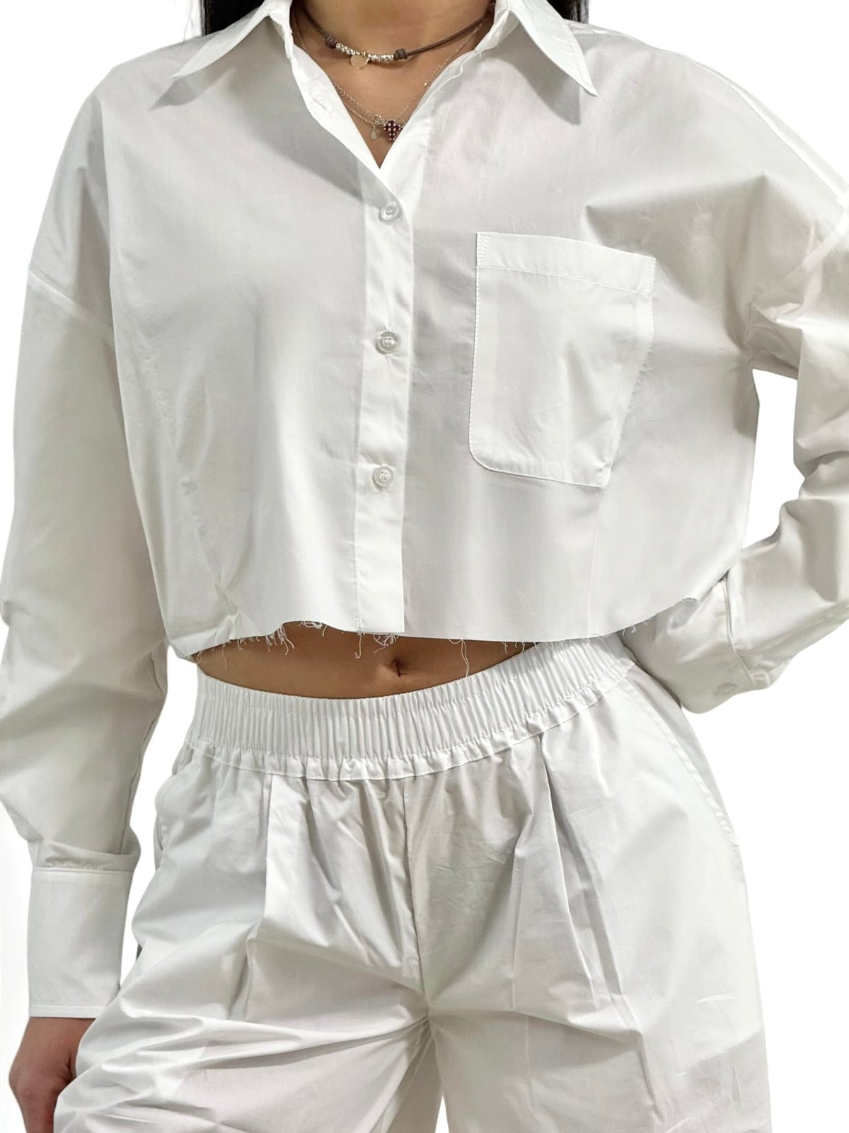 Camicia cropped PRUE