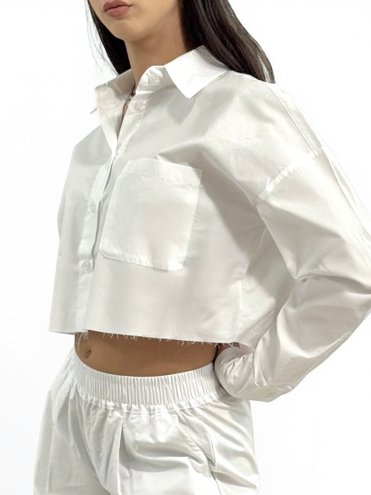 Camicia cropped PRUE