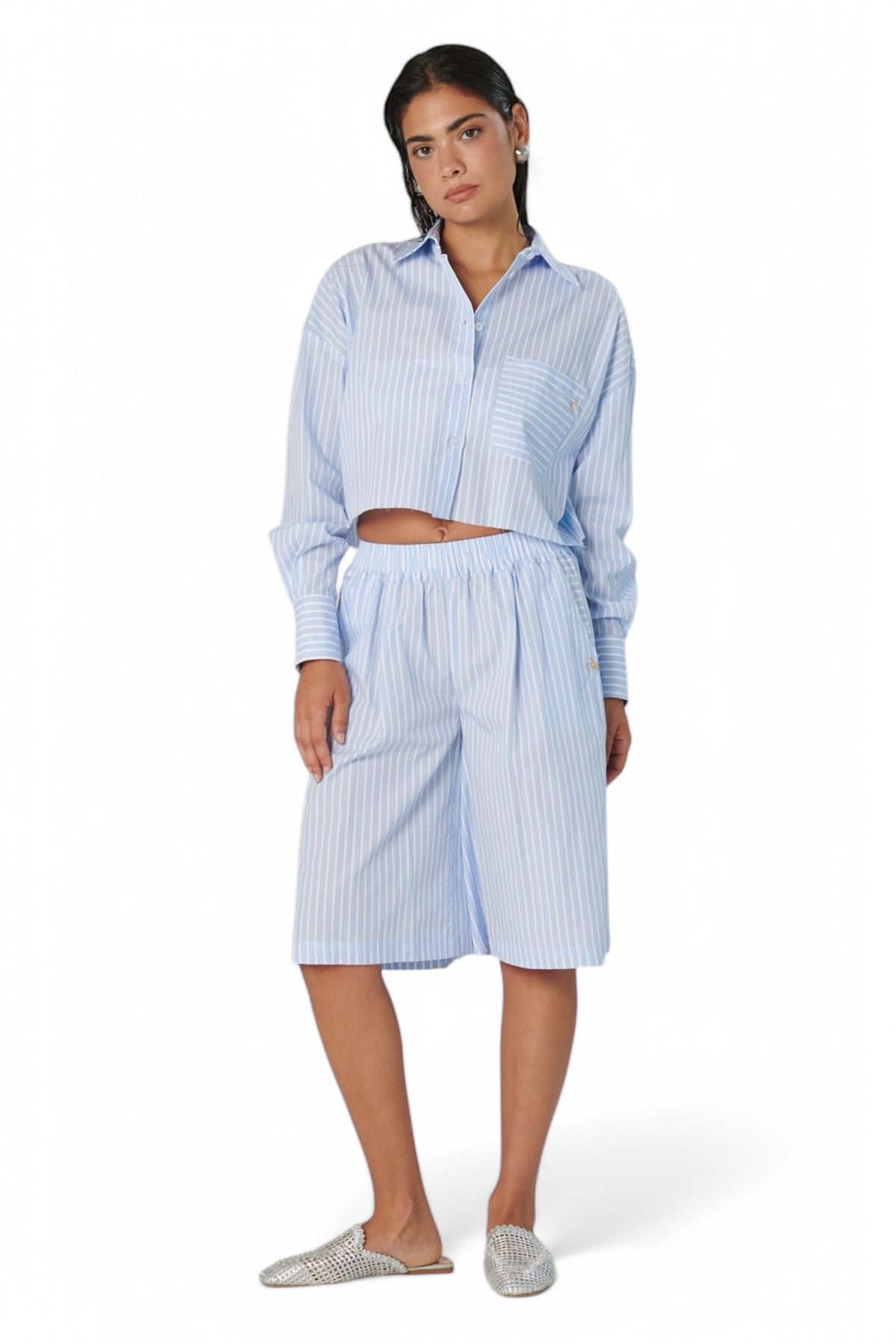 Camicia cropped PRUE