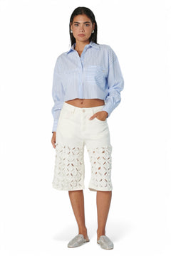 Camicia cropped PRUE