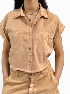 Camicia smanicata ROSY in gabardine