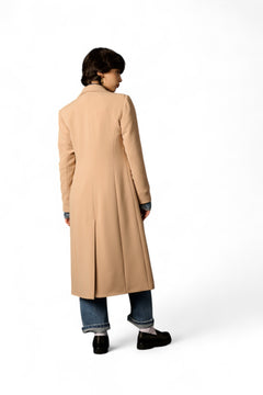 Cappotto Sam basic - vista laterale tessuto tecnico caldo avvolgente
