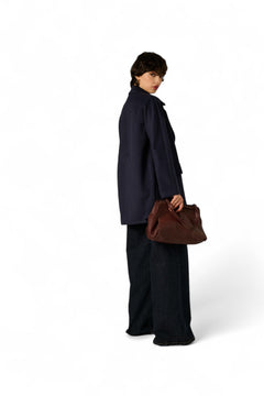 Cappotto Stacy vestibilità relaxed - modella taglia S altezza 175cm
