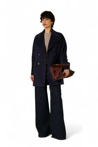 Cappotto Stacy lunghezza media con tasche a toppa