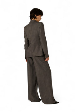 Giacca Tilda denim lyocell - vista laterale vestibilità comfort
