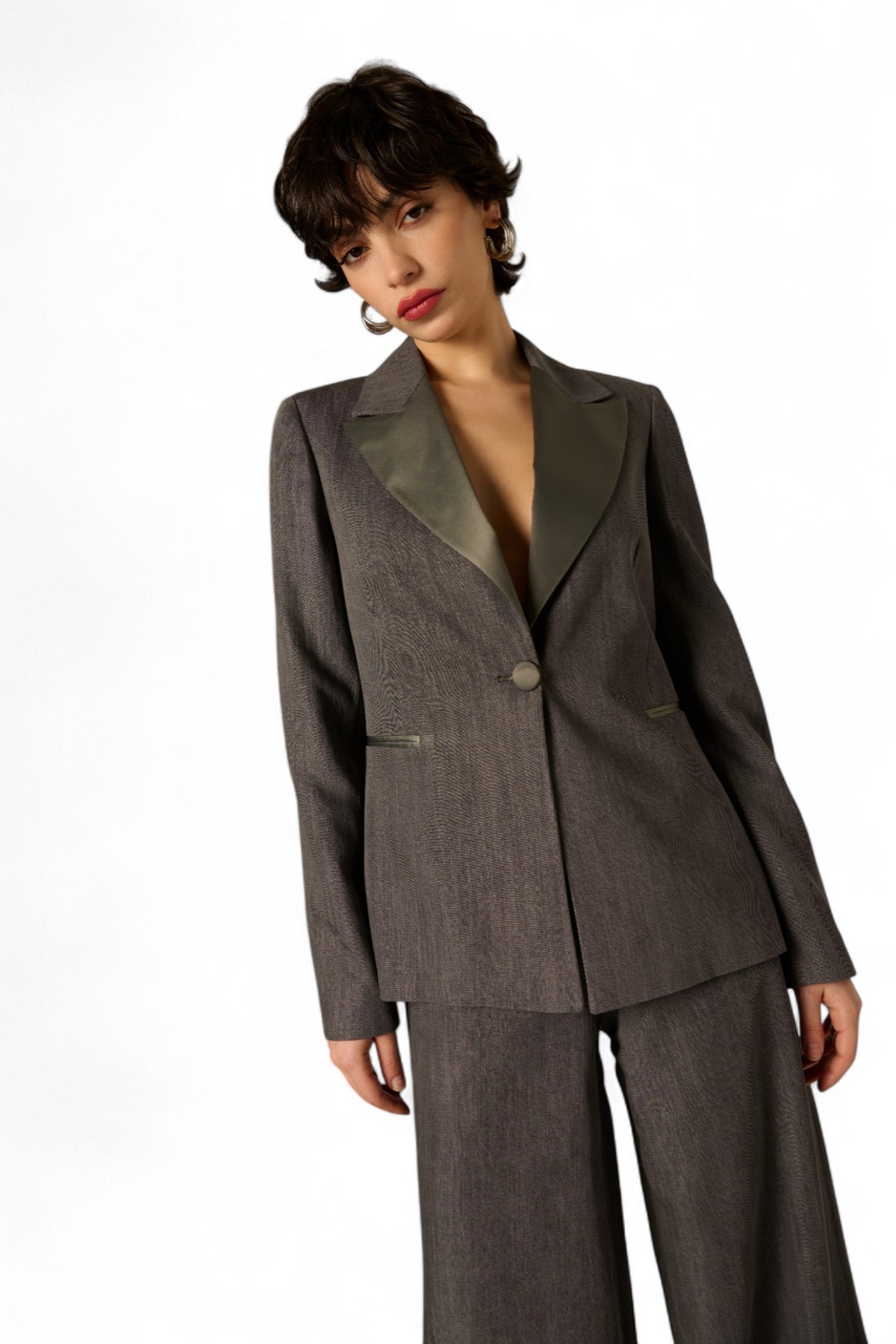 Giacca Tilda - styling completo abbinamento pantalone tono su tono
