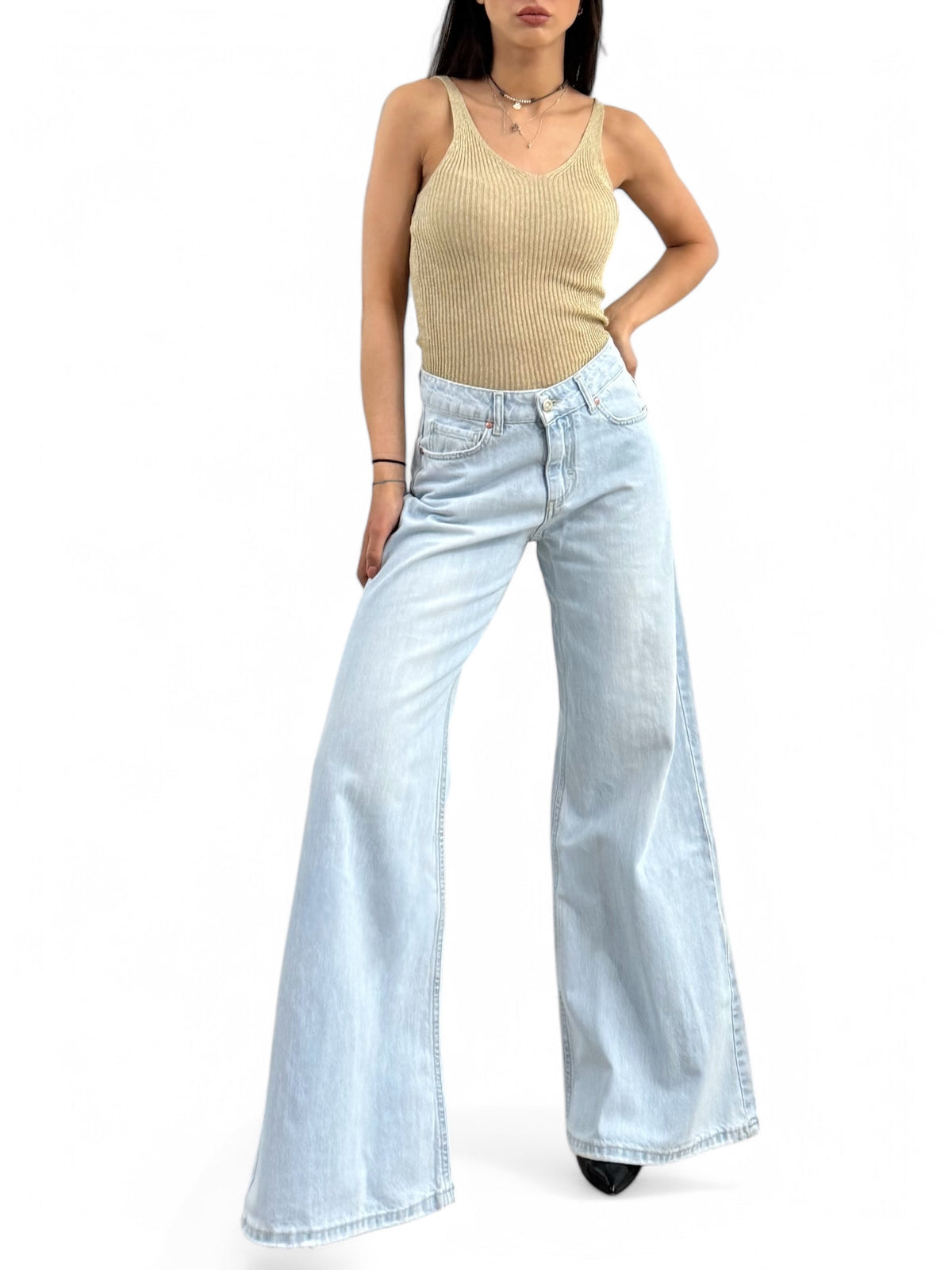 Top VIOLET lurex