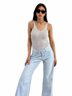Top VIOLET lurex
