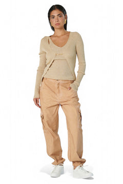 Top VIOLET lurex