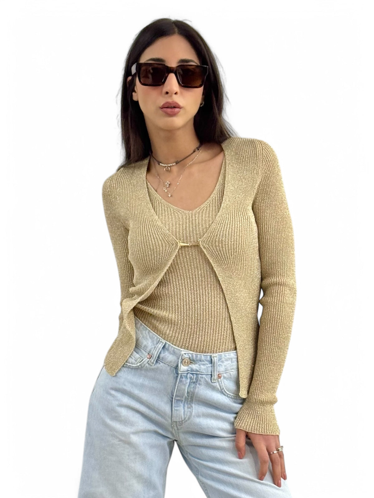Cardigan VIVIAN lurex
