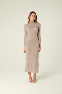 Abito Weslie beige elegante - vista frontale fit slim