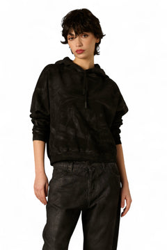 Hoodie Wylma felpa con spalmatura gommata