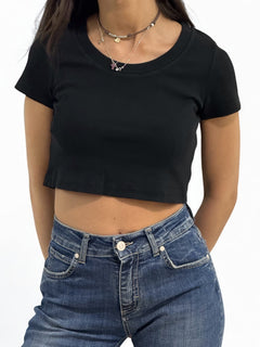 Shirt cropped YOANNA.s in costina