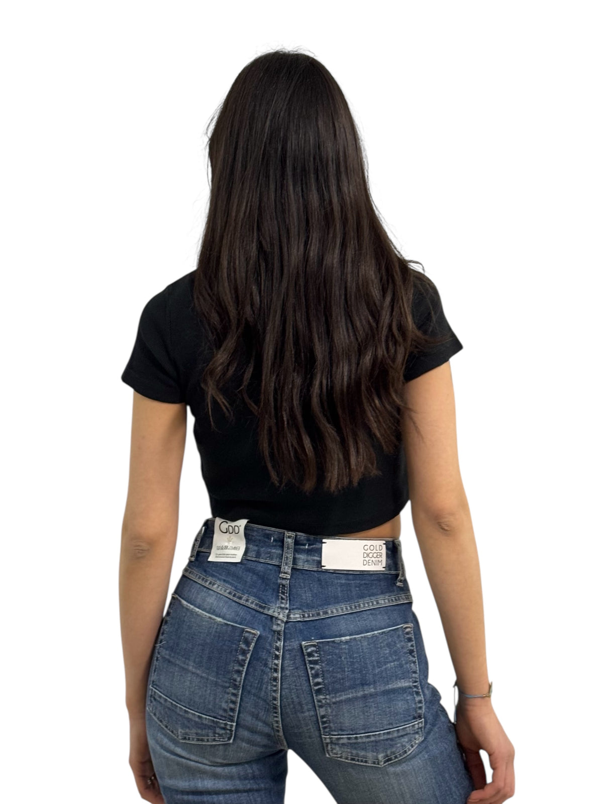 Shirt cropped YOANNA.s in costina