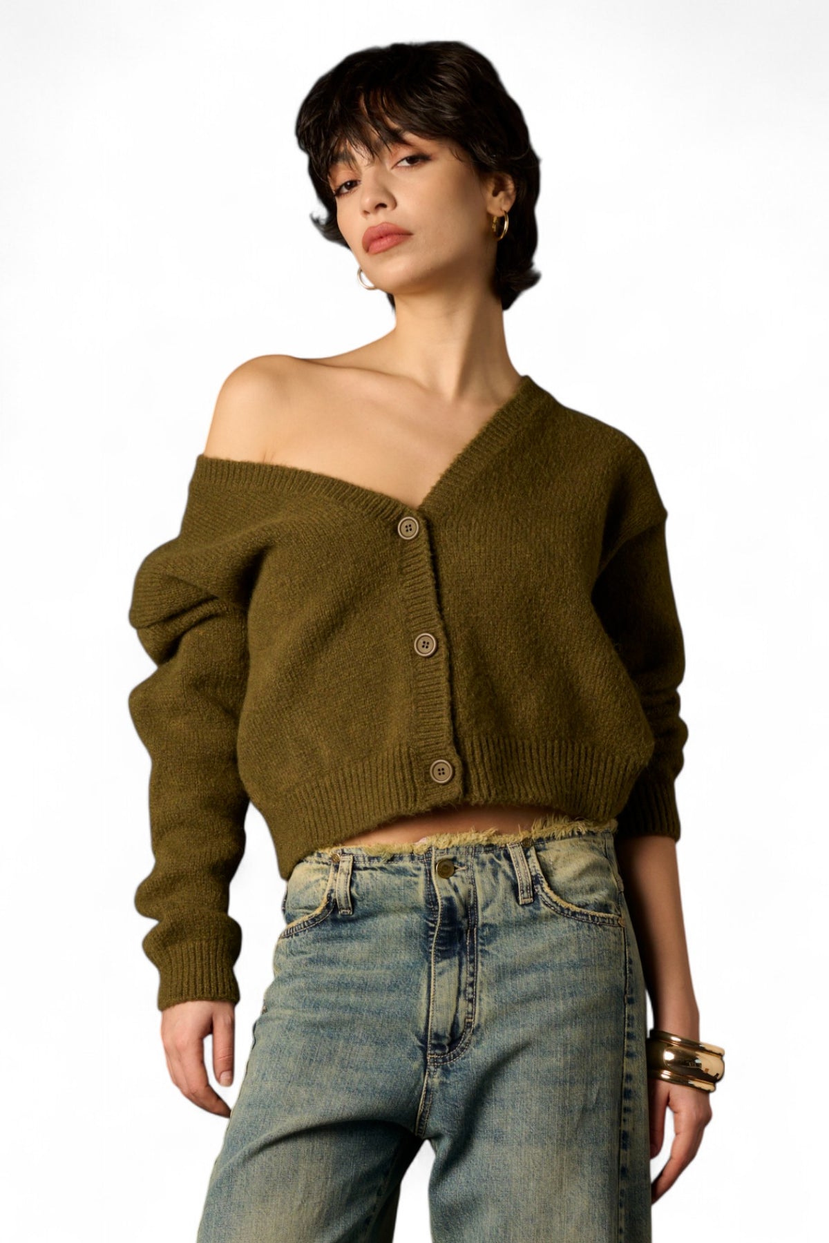 Cardigan Yumi a 3 bottoni