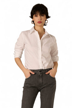Camicia Yumix basica in popeline di cotone