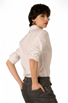 Camicia Yumix basica in popeline di cotone